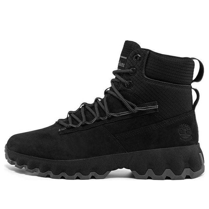 Timberland Greenstride Edge Waterproof Wide Fit Boots 'Black Nubuck' A2KT4W