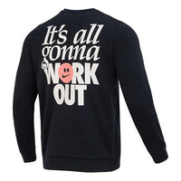 Nike Training Work Out Graphic Backprint T-shirt 'Black' FD4808-010