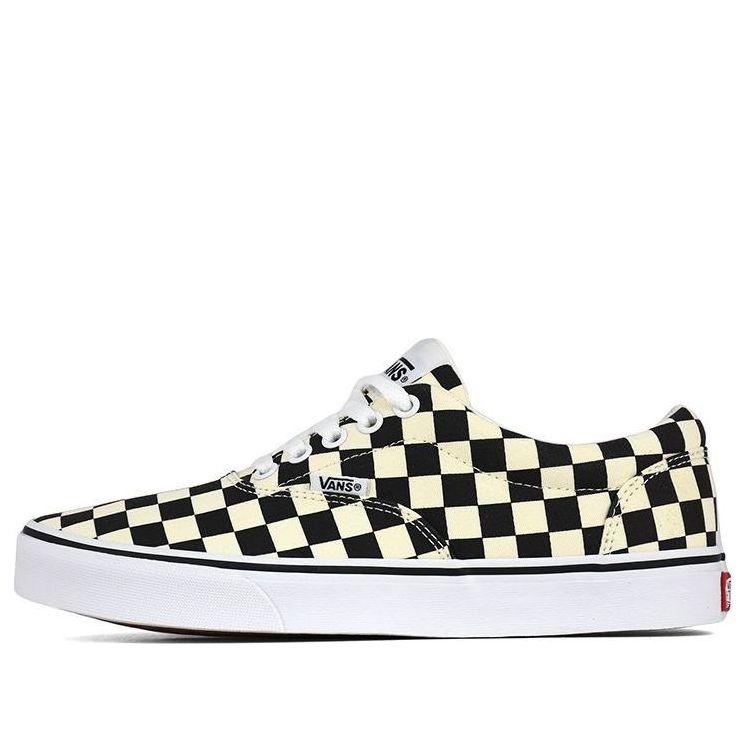 Vans Doheny Lace Up Checkboard 'Black Yellow' VN0A3MTFIB8