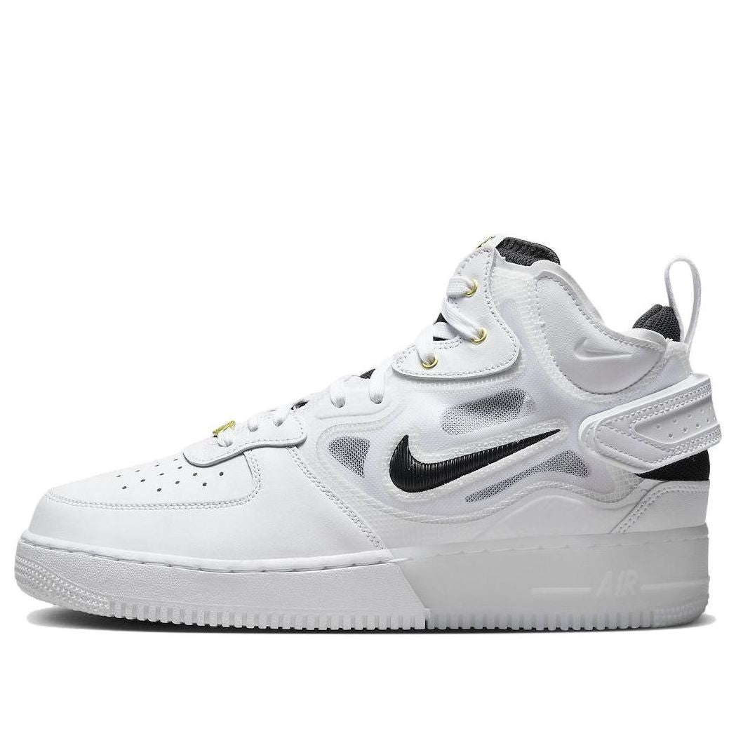 Nike Air Force 1 Mid React '40th Anniversary - White Black' DQ7668-100