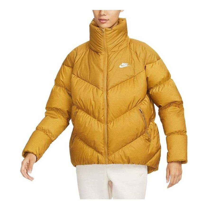 (WMNS) Nike Sportswear Windpuffer Therma-FIT Loose Puffer Jacket 'Brown' FD8212-716