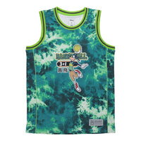 Li-Ning x Disney Graphic Basketball Competition Jersey 'Green' AAYQ105-4