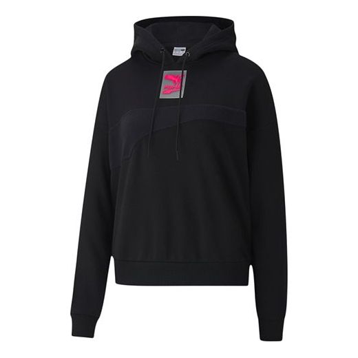 (WMNS) PUMA Casual Sports Long Sleeves Stay Warm Hoodie Black 599314-01