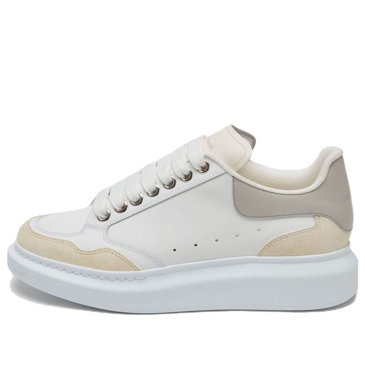 (WMNS) Alexander McQueen Oversized Sneakers 'White Vanilla Cement' 758982WIA5V7788