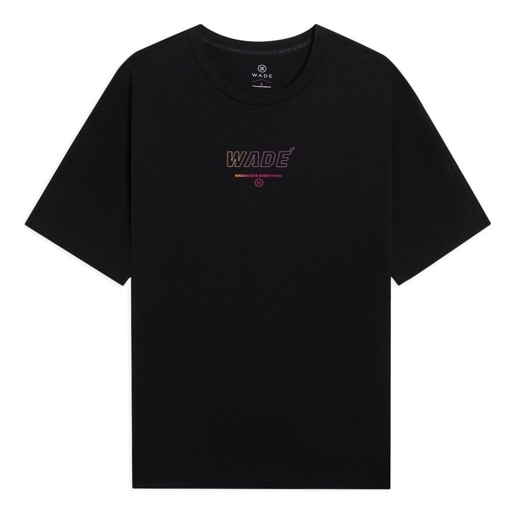 Li-Ning Way Of Wade Graphic T-shirt 'Black' AHST021-1