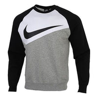 Nike Sportswear Swoosh Color Casual Collar Sports Men's Black And White Grey CZ4922-063