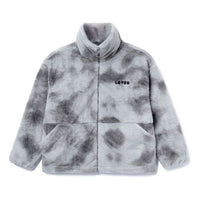 (WMNS) Li-Ning x Disney Toy Story Lotso Logo Polar Fleece Jacket 'Grey Black' AFMR008-3