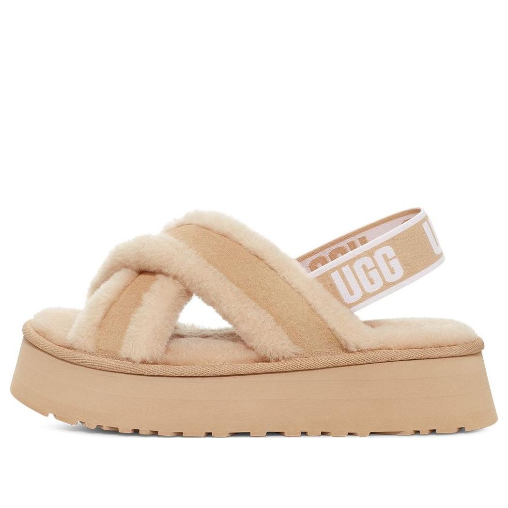 (WMNS) UGG Disco Cross slides 'Driftwood' 1121550-DRI