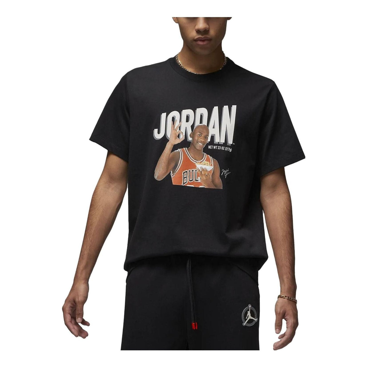 Air Jordan OK Logo T-Shirt 'Black' DV8435-010