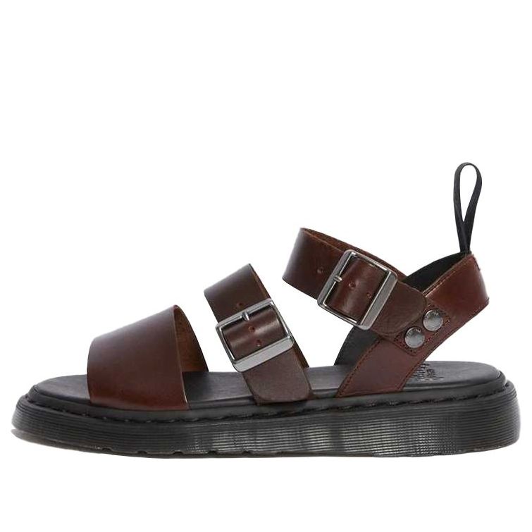 Dr. Martens Gryphon Brando Unisex Charro Brando Gladiator Sandals Dark Brown 15695230