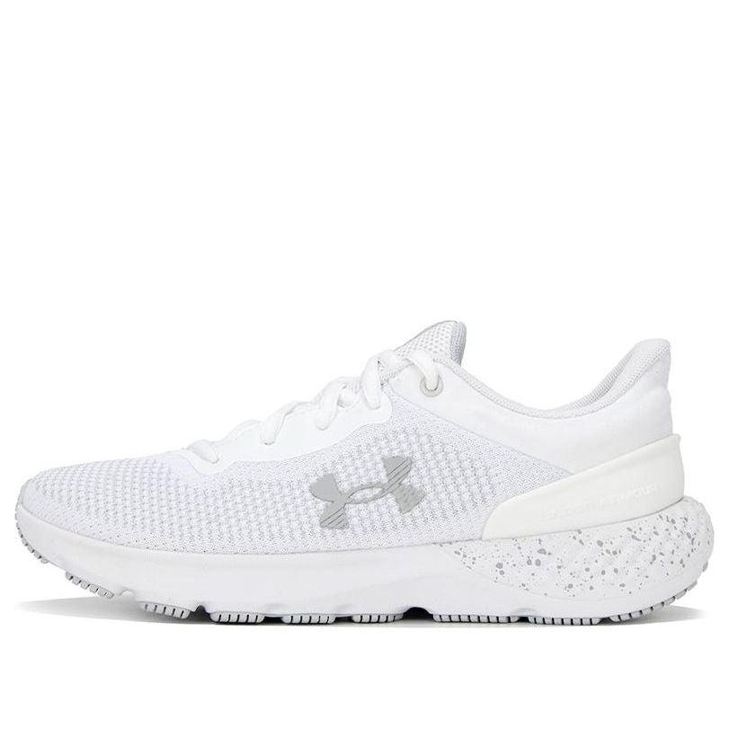 (WMNS) Under Armour Charged Escape 4 Knit 'White Mod Gray' 3026526-102