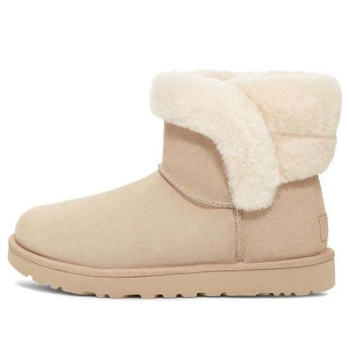 (WMNS) UGG Saniya Mini Suede Classic Boot 'Sawdust' 1153512-SWD