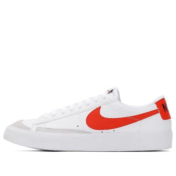 (GS) Nike Blazer Low '77 'White Team Orange' DA4074-106