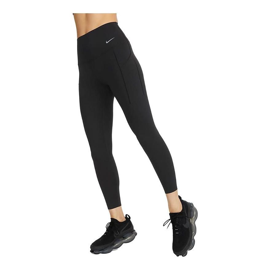 (WMNS) Nike Medium-Support High-Waisted Leggings with Pockets 'Black' DQ5898-010
