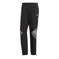adidas originals Tolima-02 Trackp Reflective Logo Casual Training Sports Long Pants Black GD5804