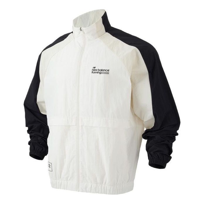 New Balance 23FW Sport Jacket 'White Black' 5AD37571-WT