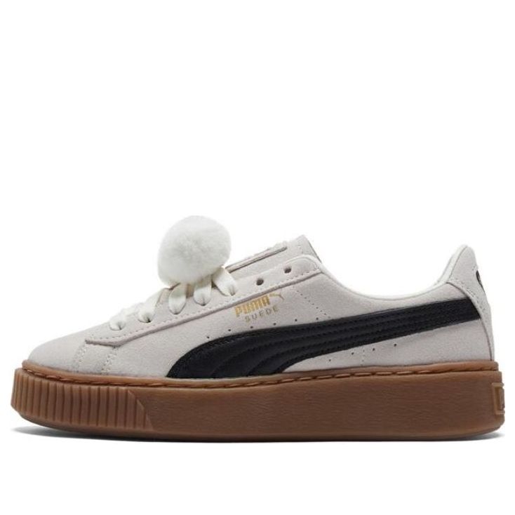 (WMNS) PUMA Suede Platform 'Cream White' 391902-01