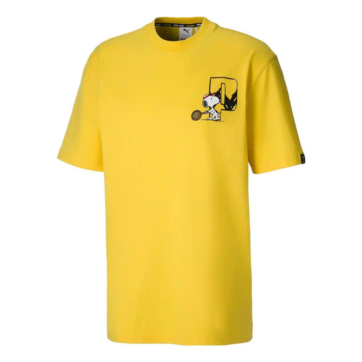 PUMA x Peanuts T-Shirt 'Yellow Black' 530616-37