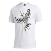 adidas Printed Crew Neck Short Sleeve Men's White FT2753