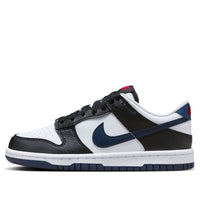 (GS) Nike Dunk Low 'Black White Midnight Navy' HJ9202-001
