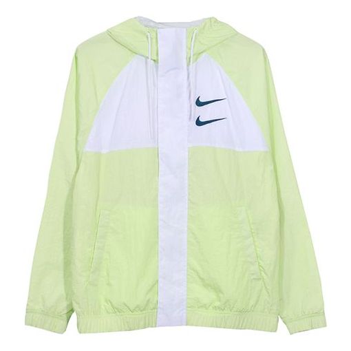 Nike AS Men's Nike Sportswear SWOOSH JKT Jacket HD WVN BARELY Volt CJ4889-701