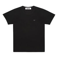 COMME des GARCONS PLAY Kawakubo Rei Black Printing Short Sleeve Black AZ-T201-051-1