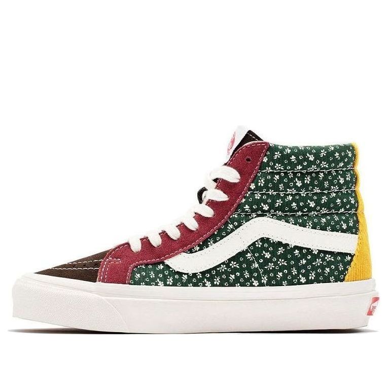 Vans Style 38 Cozy Skateboarding Shoes Unisex Green Red VN0A5KRT448