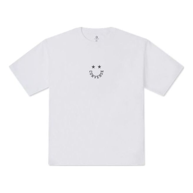 Converse Smiley Short Sleeve T-Shirt 'White' 10027635-A01