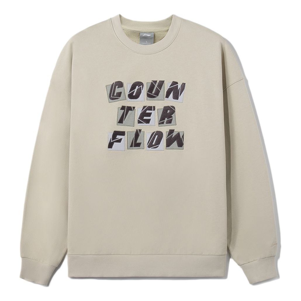 Li-Ning Counterflow Graphic Sweatshirt 'Grey' AWDRG52-3