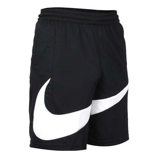 Nike Large Logo Printing Basketball Sports Shorts Black BV9386-011