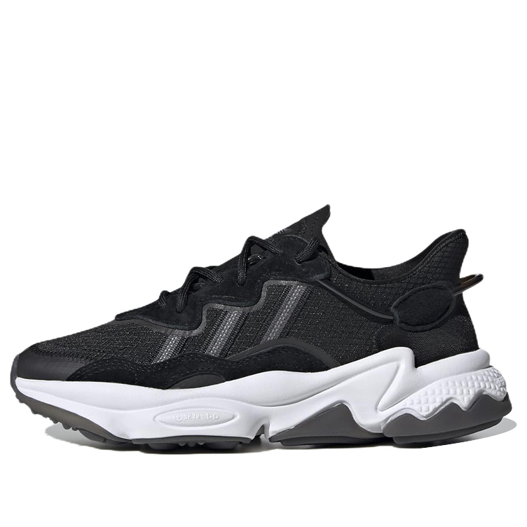 (GS) adidas originals Ozweego 'Black Grey' FV7533