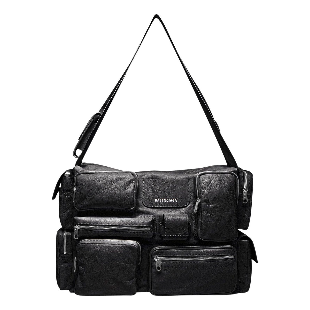 Balenciaga Superbusy Large Sling Bag 'Black' 702168210C81000