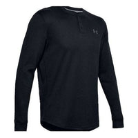 Under Armour Waffle Henley Thermal Shirt 'Black' 1302356-001