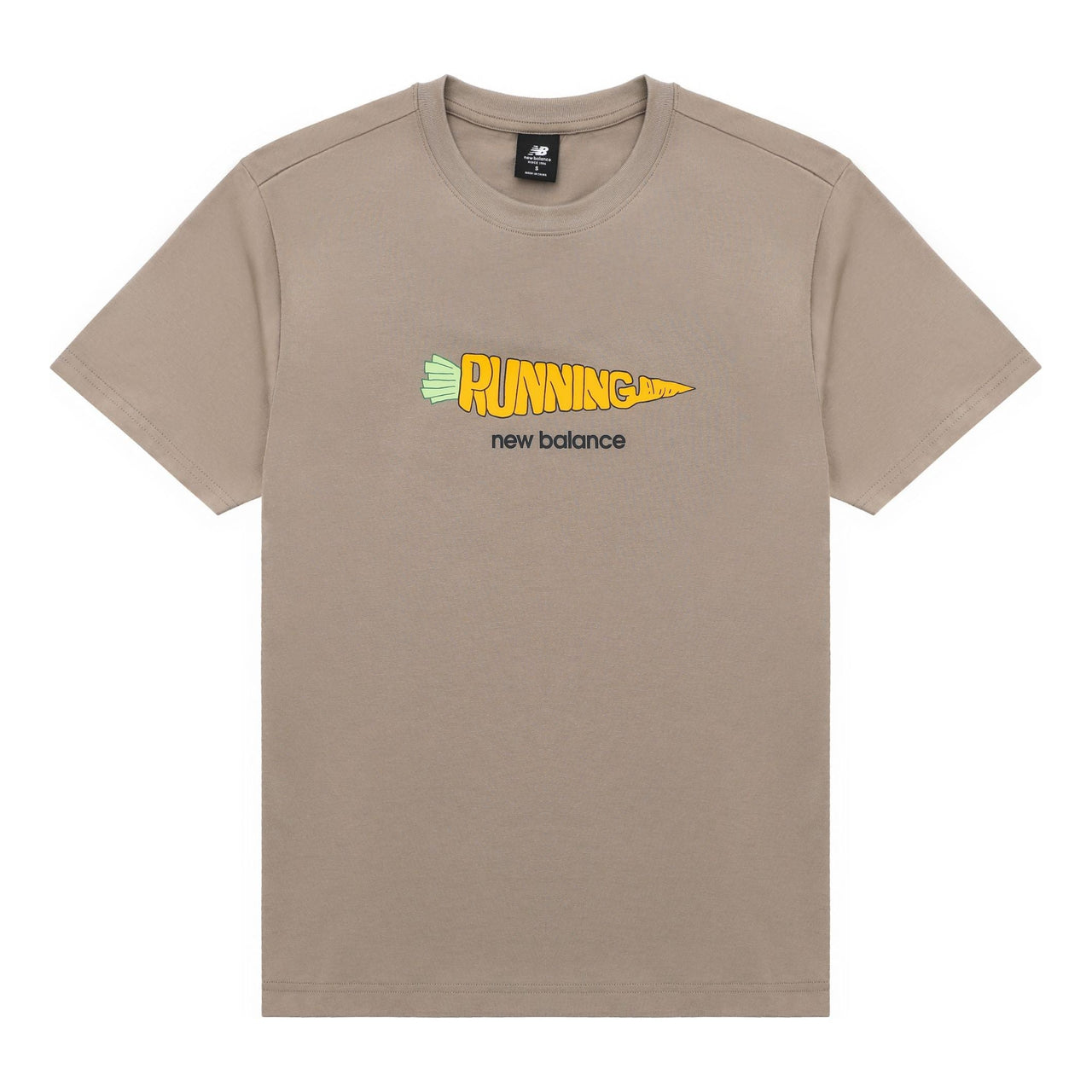 New Balance Running Graphic Tee 'Brown Orange' AMT31331-DRI