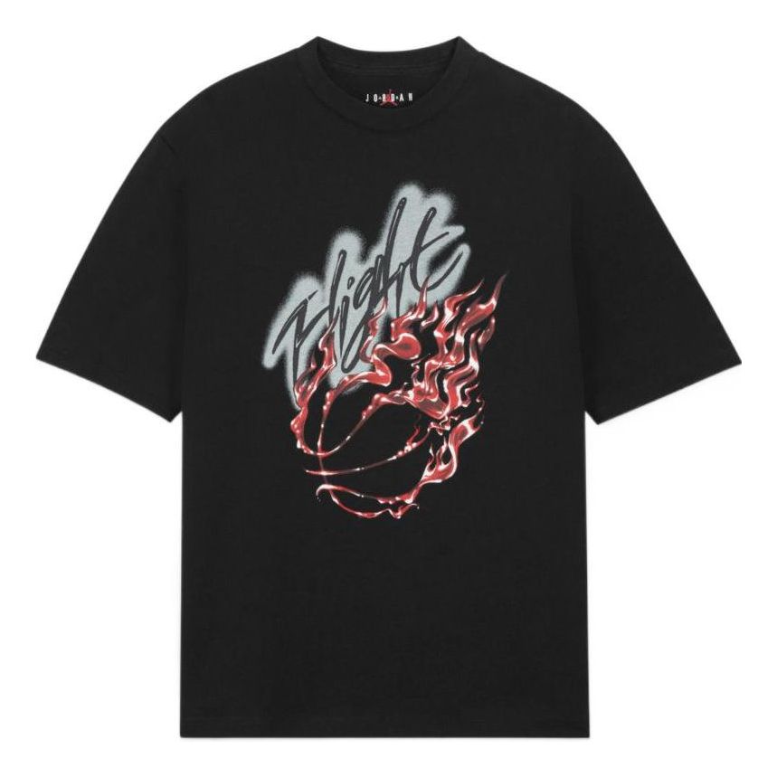 Air Jordan x Travis Scott Flight Graphic T-shirt 'Black' DO4101-010