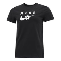 (WMNS) Nike AS W Sportswear Nike Sportswear Tee SS Sport DAISY Black DN5859-010