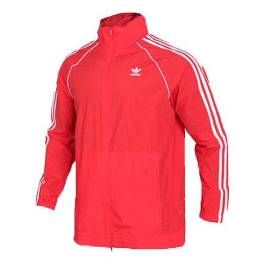 Men's adidas originals Logo Jacket Red CW1310