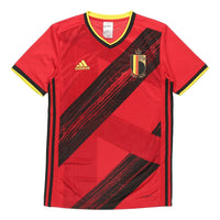 adidas Belgium National Team Home Fan Edition Sports Short Sleeve Jersey Red EJ8546