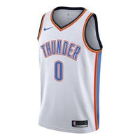 Nike NBA Russell Westbrook Oklahoma City Thunder 2020/21 Association Edition Jersey #0 864437-100