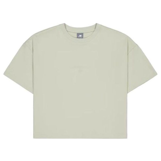 (WMNS) New Balance Cotton T-Shirt 'Grey' AWT31573-OVN