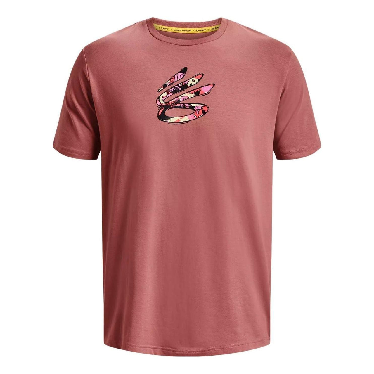 Under Armour Curry Comic Fill Short Sleeve T-shirt 'Red Fusion' 1376806-604