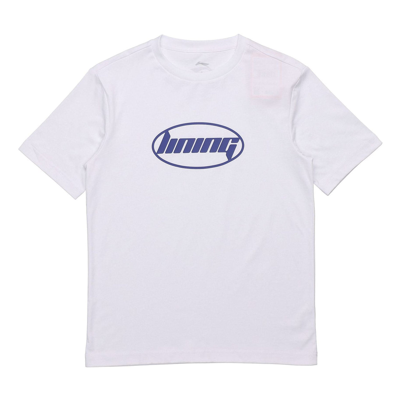 Li-Ning Logo T-shirt 'White Blue' AHSQ412-1