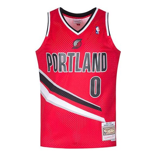 Mitchell & Ness NBA SS22 Retro Sports Jersey SW Fan Edition 12-13 away Portland Blazers Lead Red SMJY3457-PTB12DLIUNRD