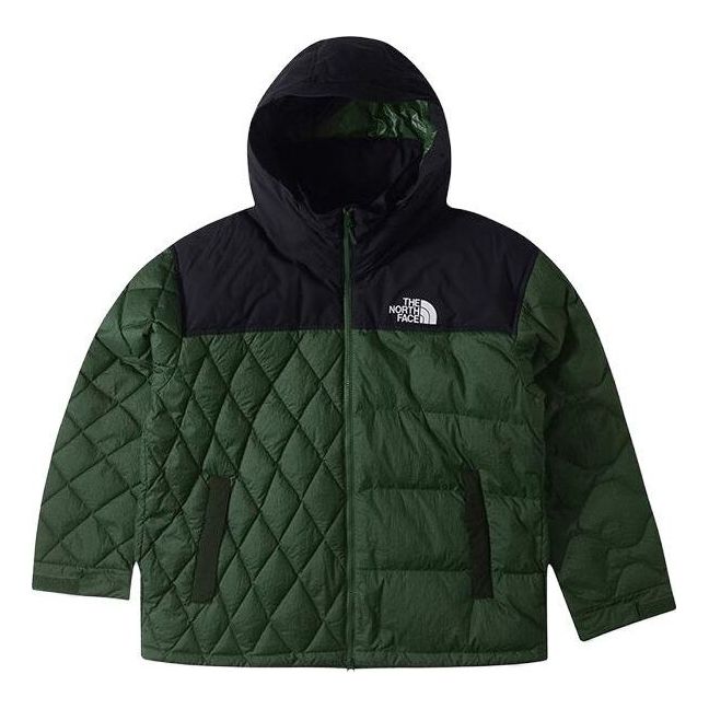 THE NORTH FACE Hooded Full Zip Puffer Jacket 'Green' NF0A83Q3-I0P