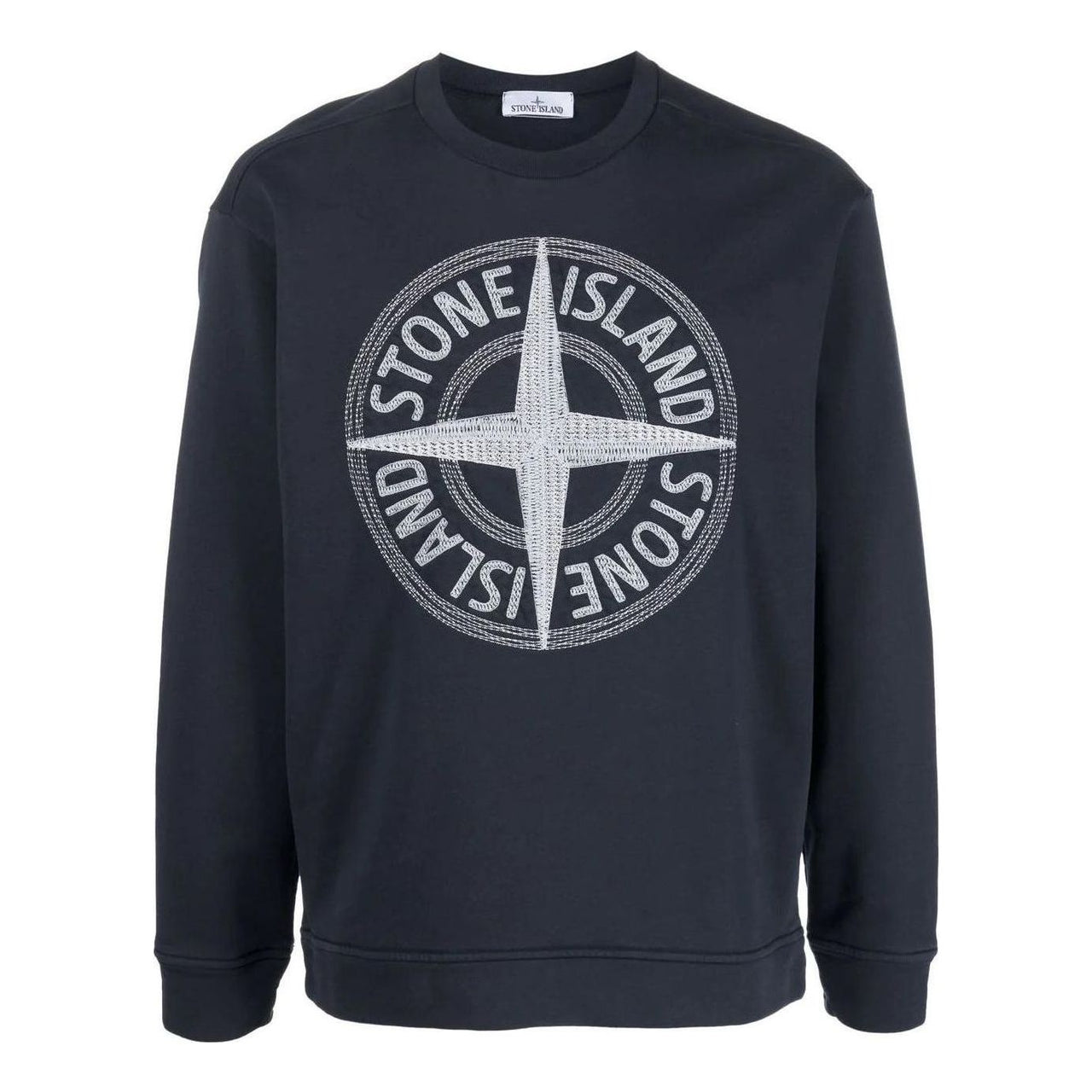 STONE ISLAND Embroidered Logo Sweatshirt 'Navy' 781565484-V0020