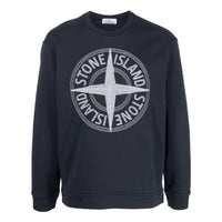 STONE ISLAND Embroidered Logo Sweatshirt 'Navy' 781565484-V0020