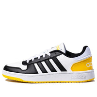 adidas Hoops 2.0 'Black White Yellow' FW5993