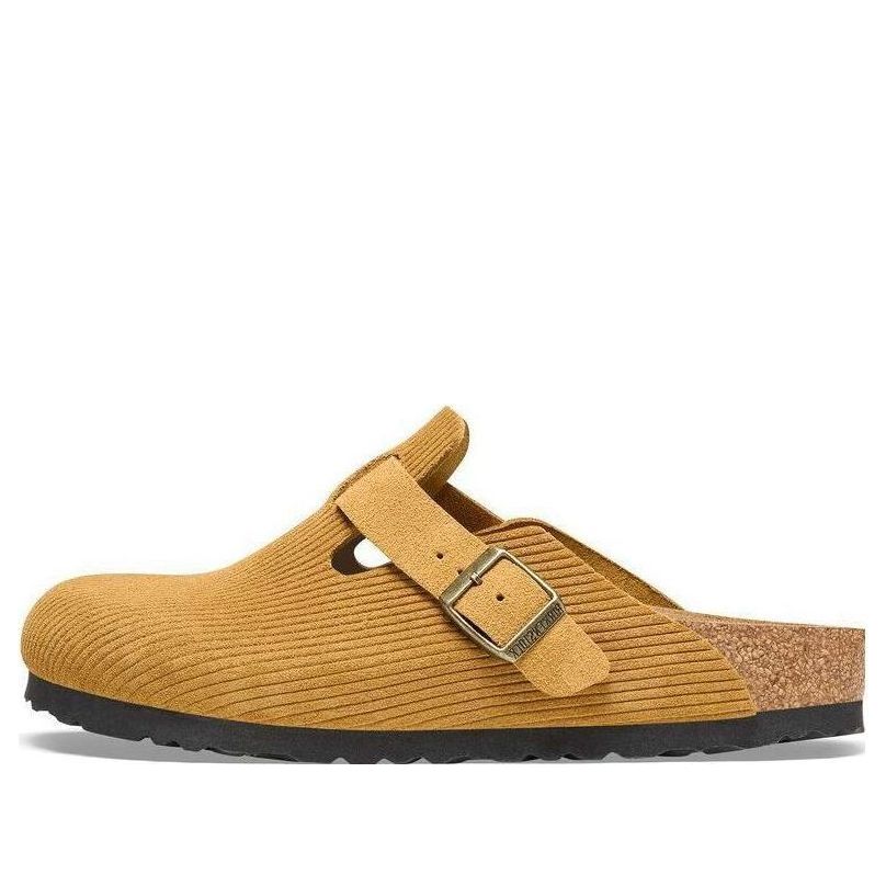 Birkenstock Boston Suede Embossed 'Cork Brown' 1026155