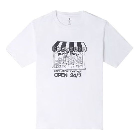 Converse Grow Together Plant Shop T-shirt 'White' 10025851-A02