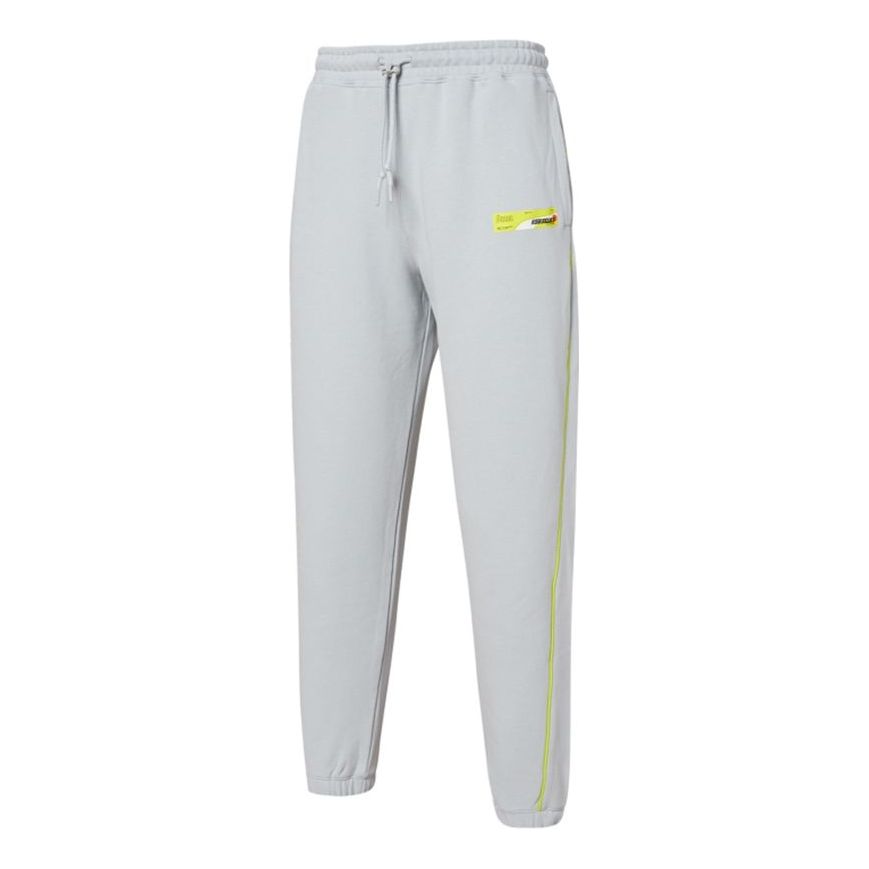 PUMA x Roaringwild Sweatpants 'Grey Yellow' 532595-71